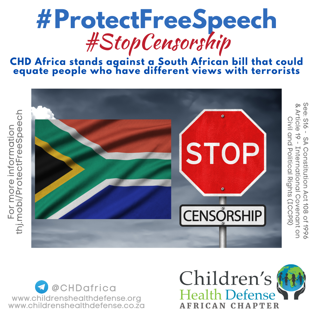 Censorship - South African Bill criminalises free speech and dissent ...
